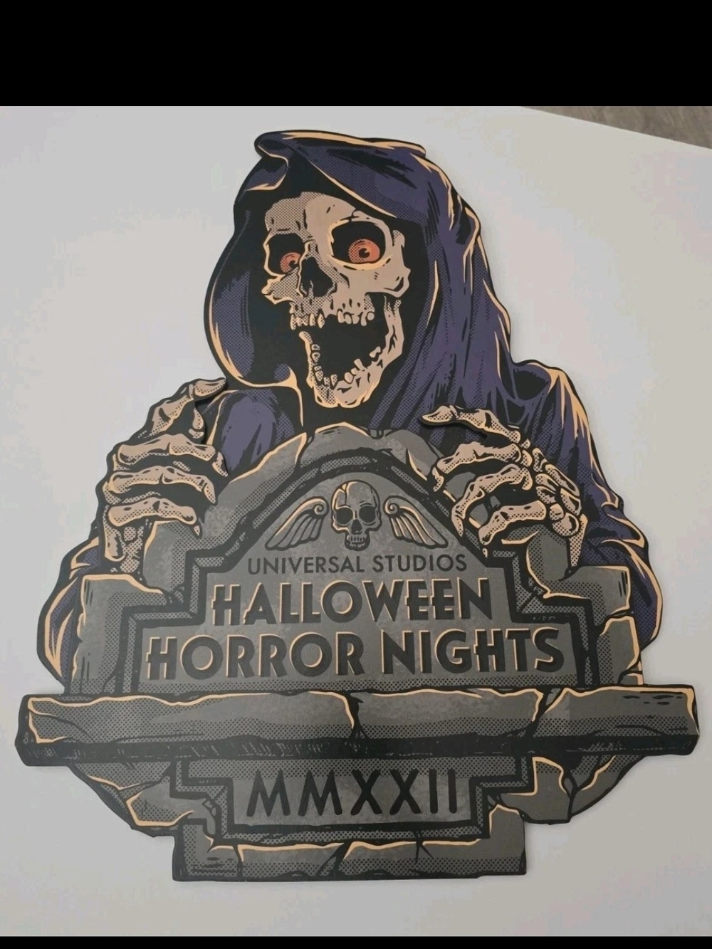 Universal Halloween Horror Nights Skull Wall Plaque MMXXII